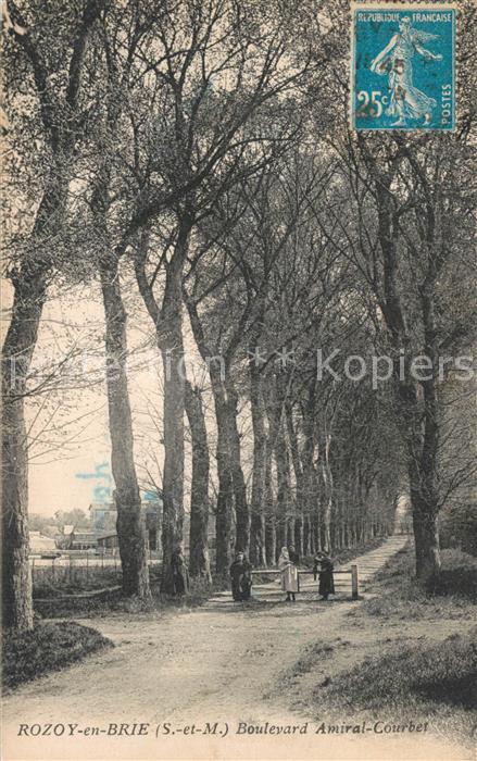 Rozoy en Brie Boulevard Amiral Courbet