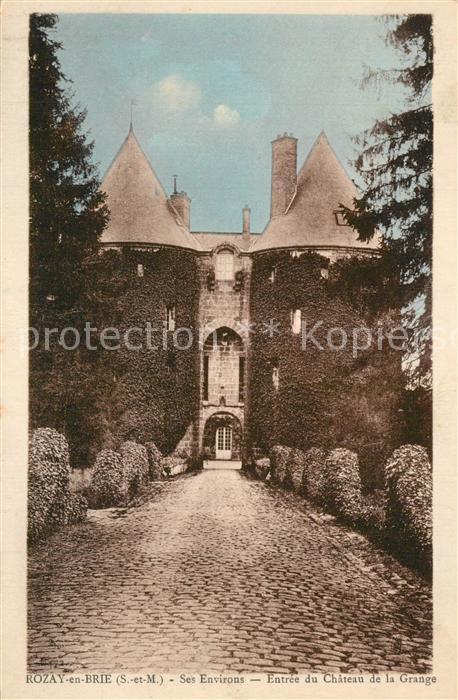 Rozay-en-Brie Entrée du Chateau de la Grange