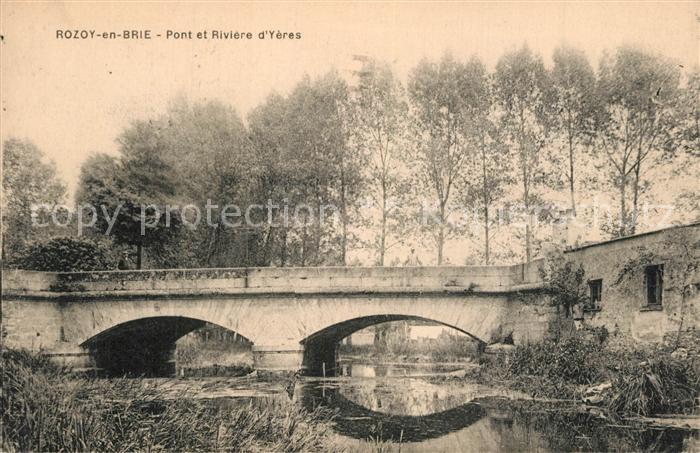 Rozoy en Brie Pont et Rivière d yeres