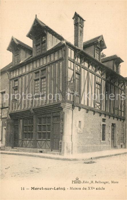 Moret-sur-Loing Maison su XVe Siecle