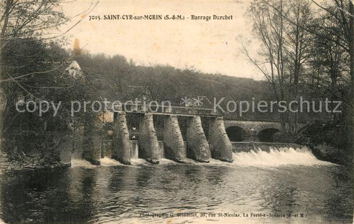 Saint-Cyr-sur-Morin Barrage Darchet