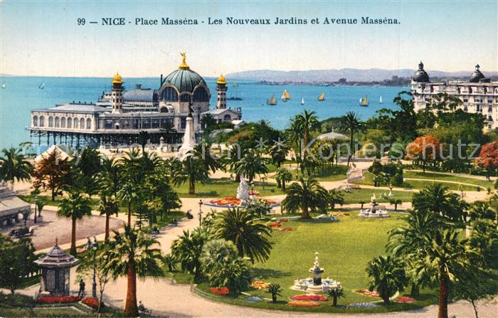 Nice Alpes Maritimes Place Massena Nouveaux Jardins