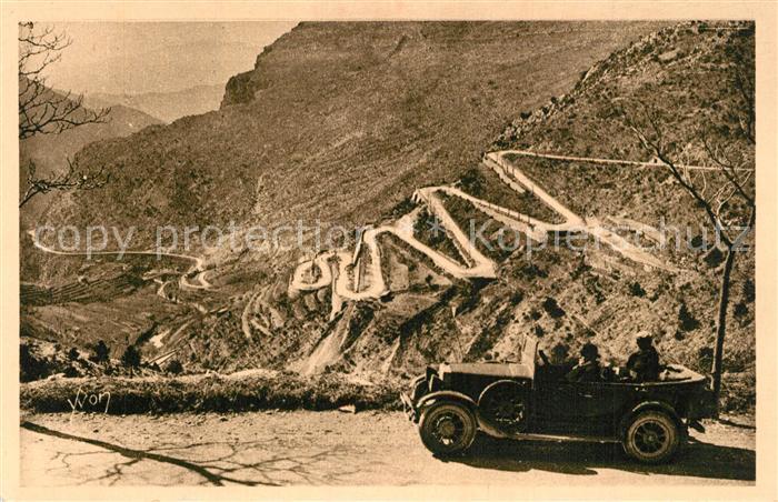 Col de Braus Les Lacets Route de Nice a Sospel