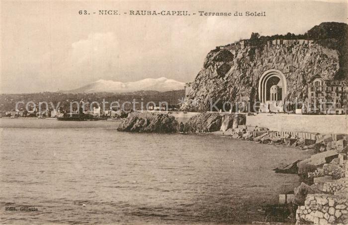 Nice Alpes Maritimes Rauba-Capeu Terrasse du Soleil