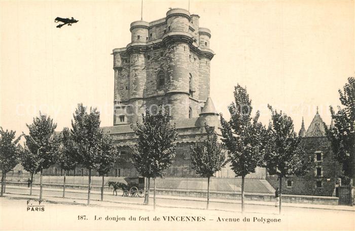 Vincennes Avenue du Polygone Donjon du Fort
