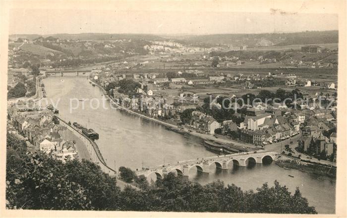 Namur sur Meuse Pont de Jambes Pont de Luxembourg
