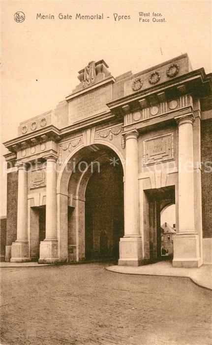 Ypern Ypres Menin Gate Memorial