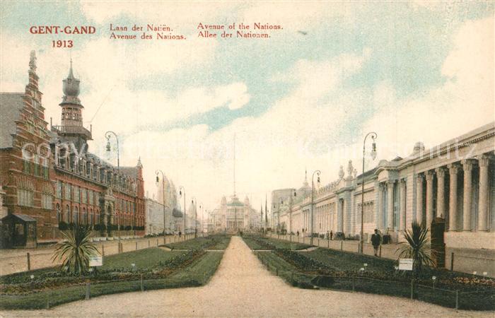 Gand Belgien Avenue des Nations