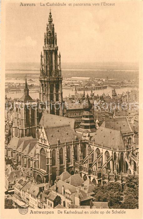 Anvers Antwerpen Cathedrale Escaut