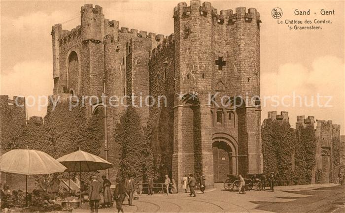Gand Belgien Chateau des Comtes s-Gravensteen