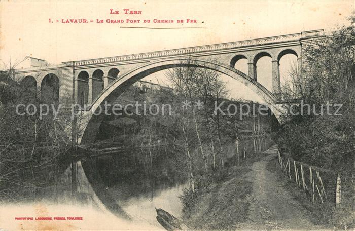 Lavaur Tarn Grand Pont du Chemin de Fer