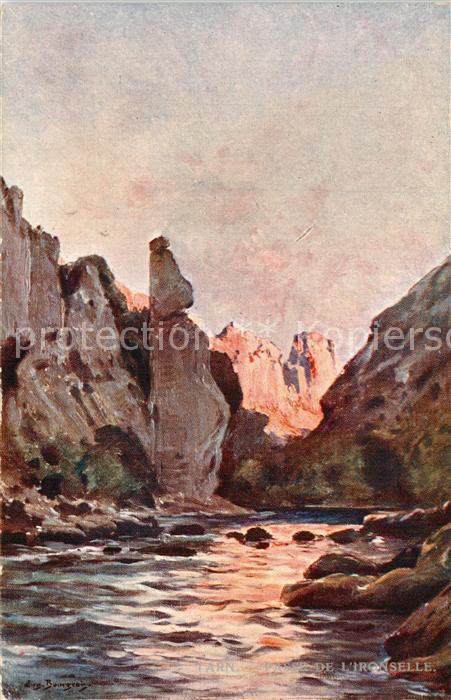 Gorges du Tarn Passe de l'Ironselle K?nstlerkarte