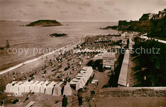 Saint-Malo 35 Plage Bon Secours Tour Bidouane