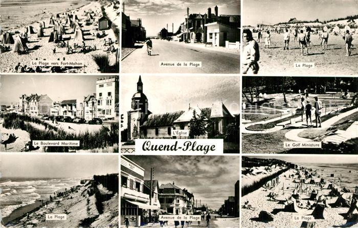 Quend Plage les Pins Avenue Golf Miniature Boulevard Maritim