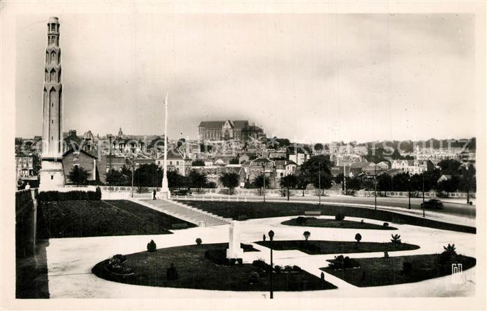 Saint-Quentin 02 Aisne Jardin de la Gare Basilique