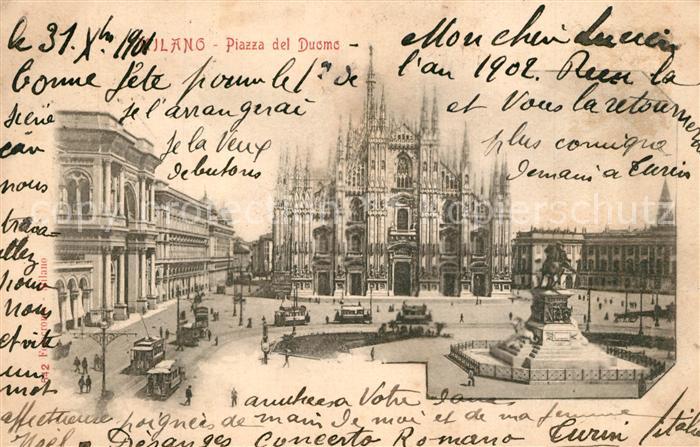 Milano Piazza del Duomo