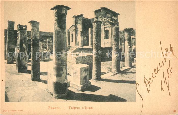Pompei Tempio d Iside