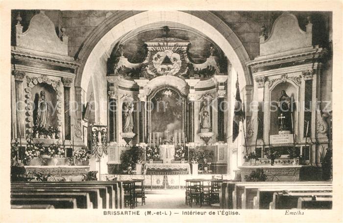 Brissarthe Eglise Interieur