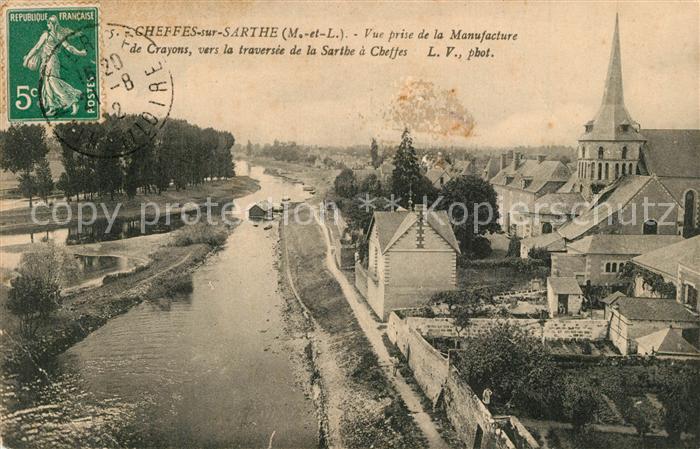 Cheffes sur Sarthe Manufacture de Crayons