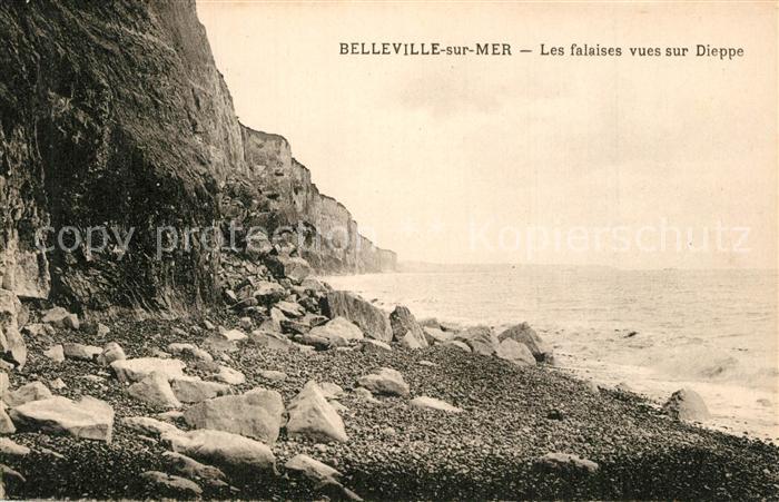 Belleville-sur-Mer Falaises vues sur Dieppe