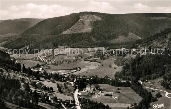 Wildbad Schwarzwald Fliegeraufnahme Enztal Freibad