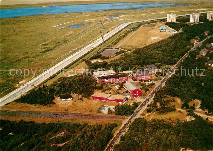 St Peter-Ording Sanatorium Goldene Schluessel Fliegeraufnahme