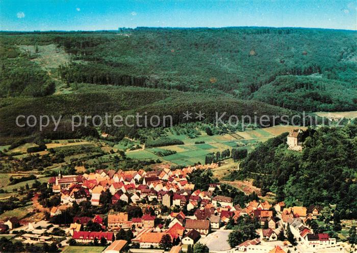 Schwalenberg Fliegeraufnahme mit Hohe Moerth