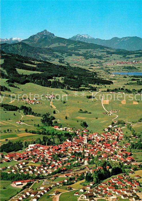 Nesselwang Fliegeraufnahme mit Gruenten