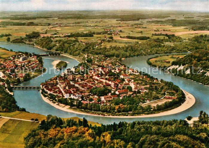 Wasserburg Inn Fliegeraufnahme