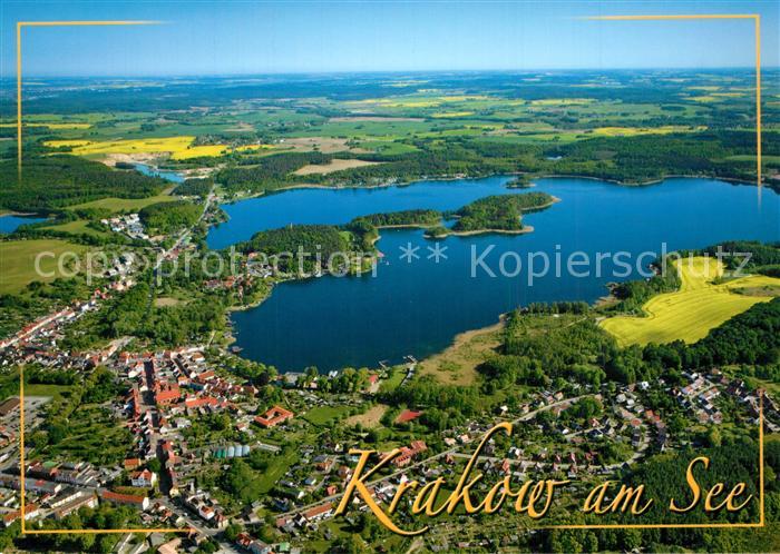 Krakow See Fliegeraufnahme