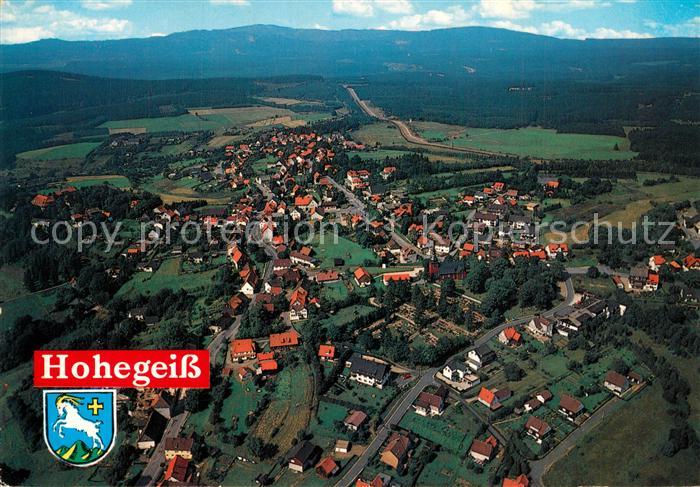 Hohegeiss Harz Fliegeraufnahme