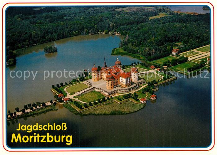 Dresden Jagdschloss Moritzburg Fliegeraufnahme