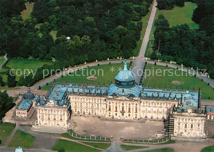 Berlin-Brandenburg Neues Palais Fliegeraufnahme