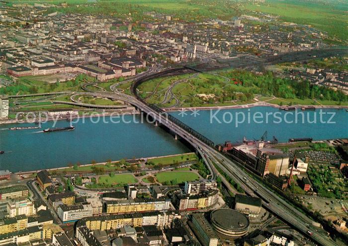 Mannheim Fliegeraufnahme mit Ludwigshafen