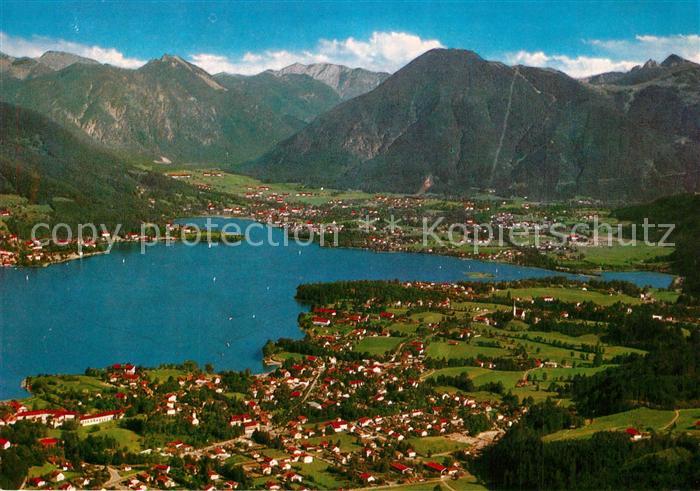 Bad Wiessee Fliegeraufnahme mit Wallberg und Bodenschneid