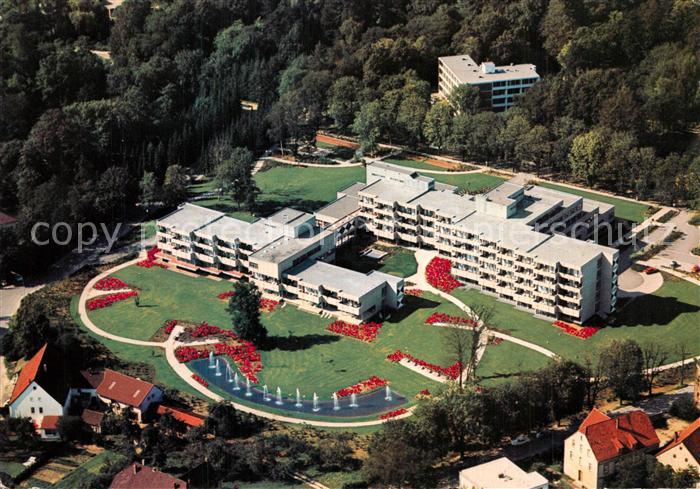 Bad Lippspringe Karl Hansen Klinik mit Sanatorium Quellenpark Fliegeraufnahme