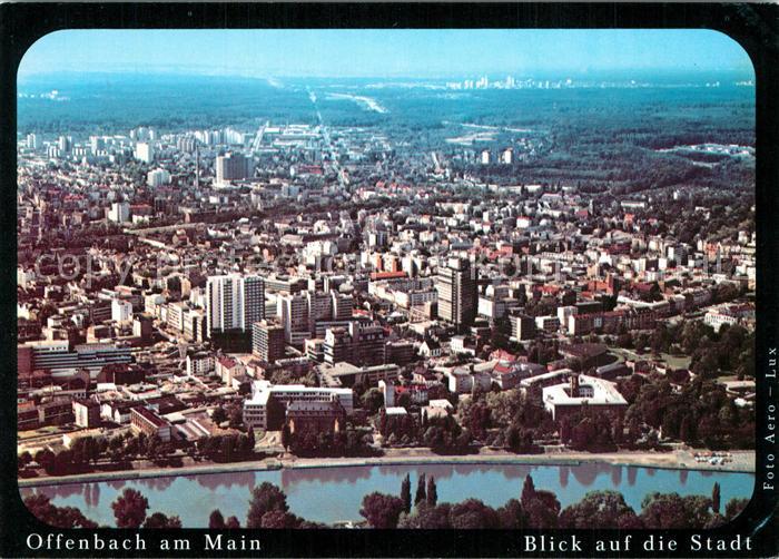 Offenbach Main Fliegeraufnahme