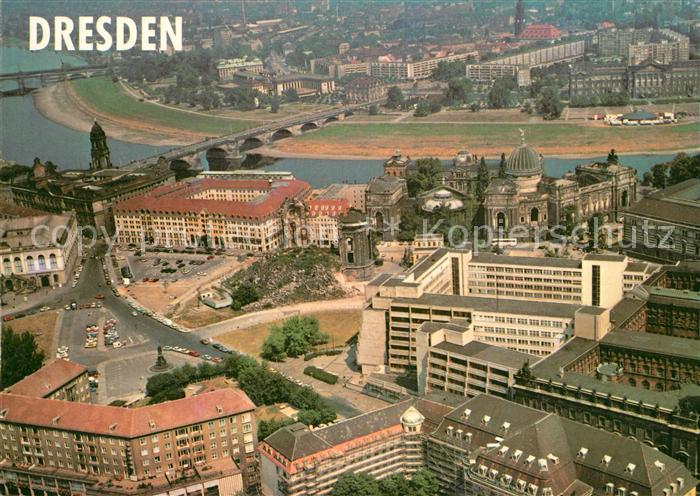 Dresden Frauenkirche Altstadt Fliegeraufnahme
