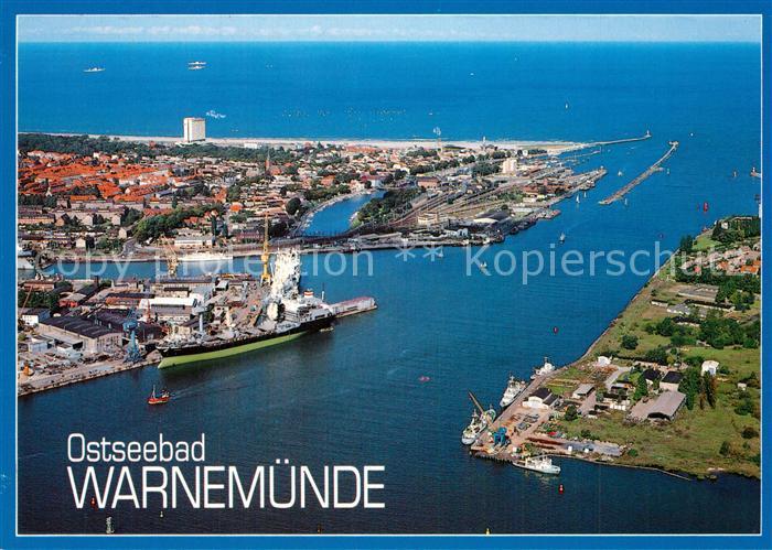 Warnemuende Ostseebad Fliegeraufnahme