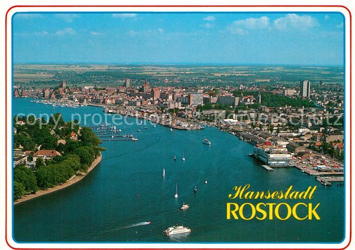 Rostock Hafen Fliegeraufnahme