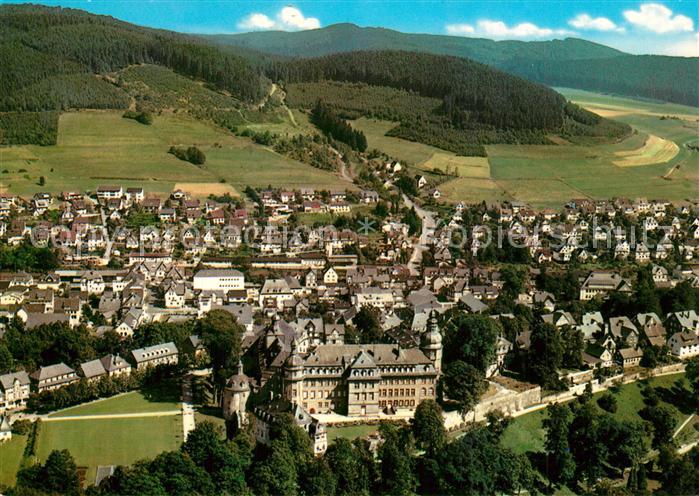 Bad Berleburg Schloss Wittgenstein Fliegeraufnahme