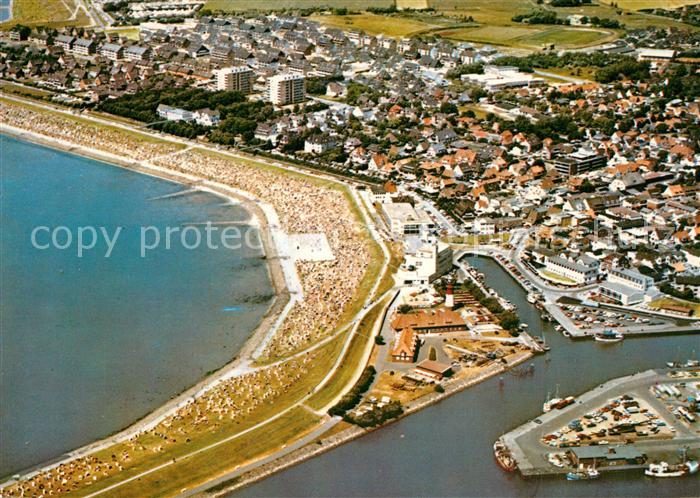 Buesum Nordseebad Fliegeraufnahme