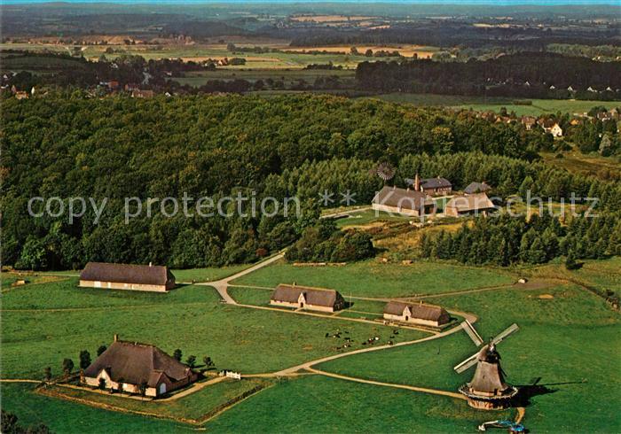 Molfsee Schleswig Holsteinisches Freilichtmuseum Angeln mit Hollaendermuehle Fli