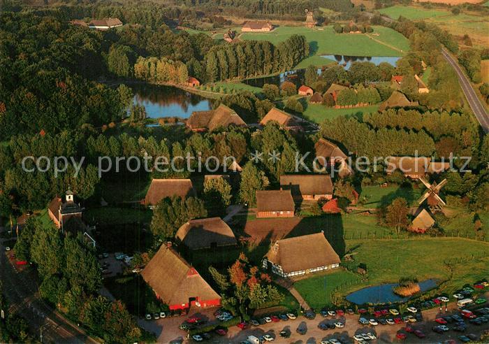 Rammsee Kiel Schleswig Holsteinisches Freilichtmuseum Fliegeraufnahme