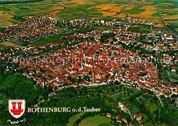 Rothenburg Tauber Fliegeraufnahme