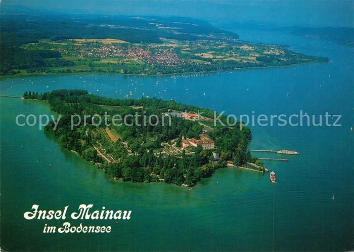 Insel Mainau Fliegeraufnahme