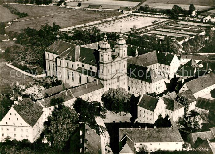 Waldsassen Kirche und Abtei Fliegeraufnahme