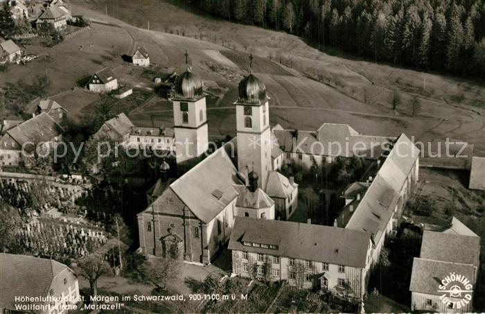 St M?rgen Fliegeraufnahme Wallfahrtskirche  Mariazell