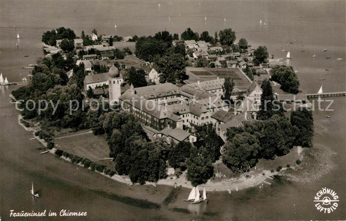 Fraueninsel Chiemsee Fliegeraufnahme