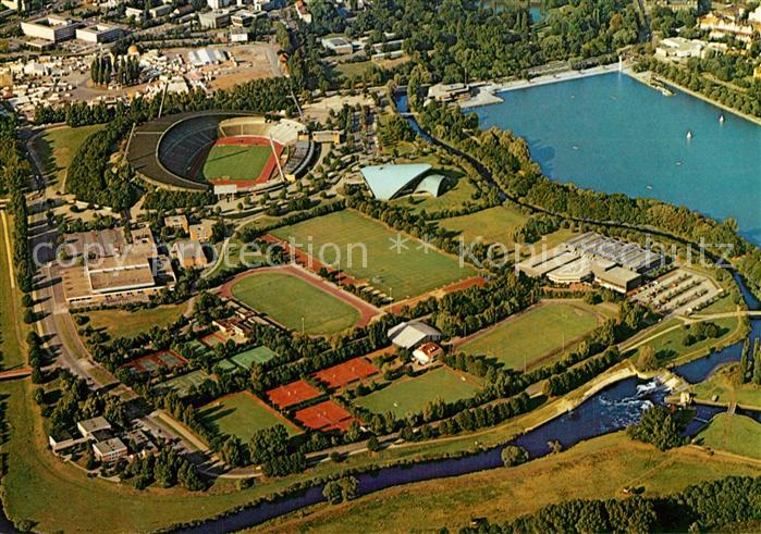 Hannover Fliegeraufnahme Sportpark mit Niedersachsenstadion Maschsee